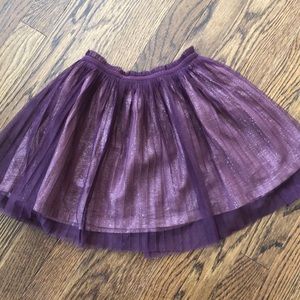 Peek tulle skirt